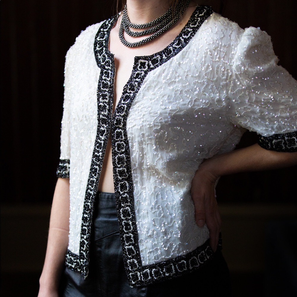 Vintage Sequin Shirt